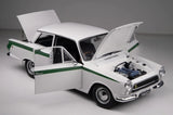 [AutoArt] 1:18 Lotus 1963 Cortina Mk1 White Model Car Die-Cast