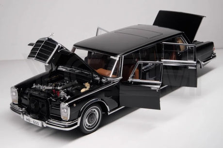 [AutoArt] 1:18 Mercedes-Benz 1963 600 Pullman W100 LWB Black Model Car Die-Cast
