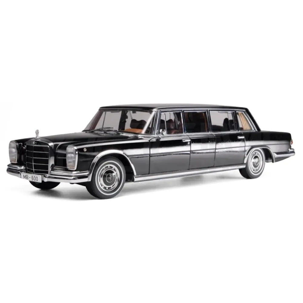 [AutoArt] 1:18 Mercedes-Benz 1963 600 Pullman W100 LWB Black Model Car Die-Cast