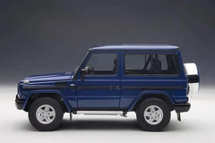 [AutoArt] 1:18 Mercedes-Benz 1998 G500 SWB bleu voiture miniature Die-Cast
