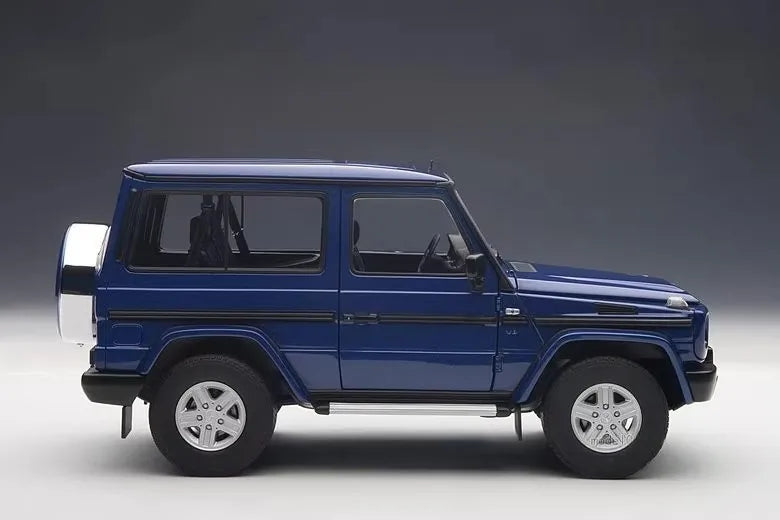 [AutoArt] 1:18 Mercedes-Benz 1998 G500 SWB bleu voiture miniature Die-Cast