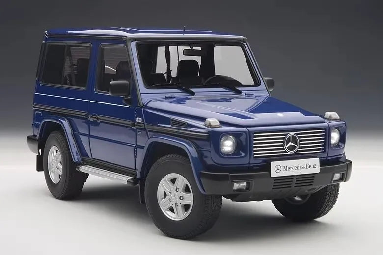 [AutoArt] 1:18 Mercedes-Benz 1998 G500 SWB bleu voiture miniature Die-Cast
