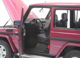 [AutoArt] 1:18 Mercedes-Benz 1998 G500 SWB Pink Model Car Die-Cast