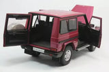 [AutoArt] 1:18 Mercedes-Benz 1998 G500 SWB Pink Model Car Die-Cast
