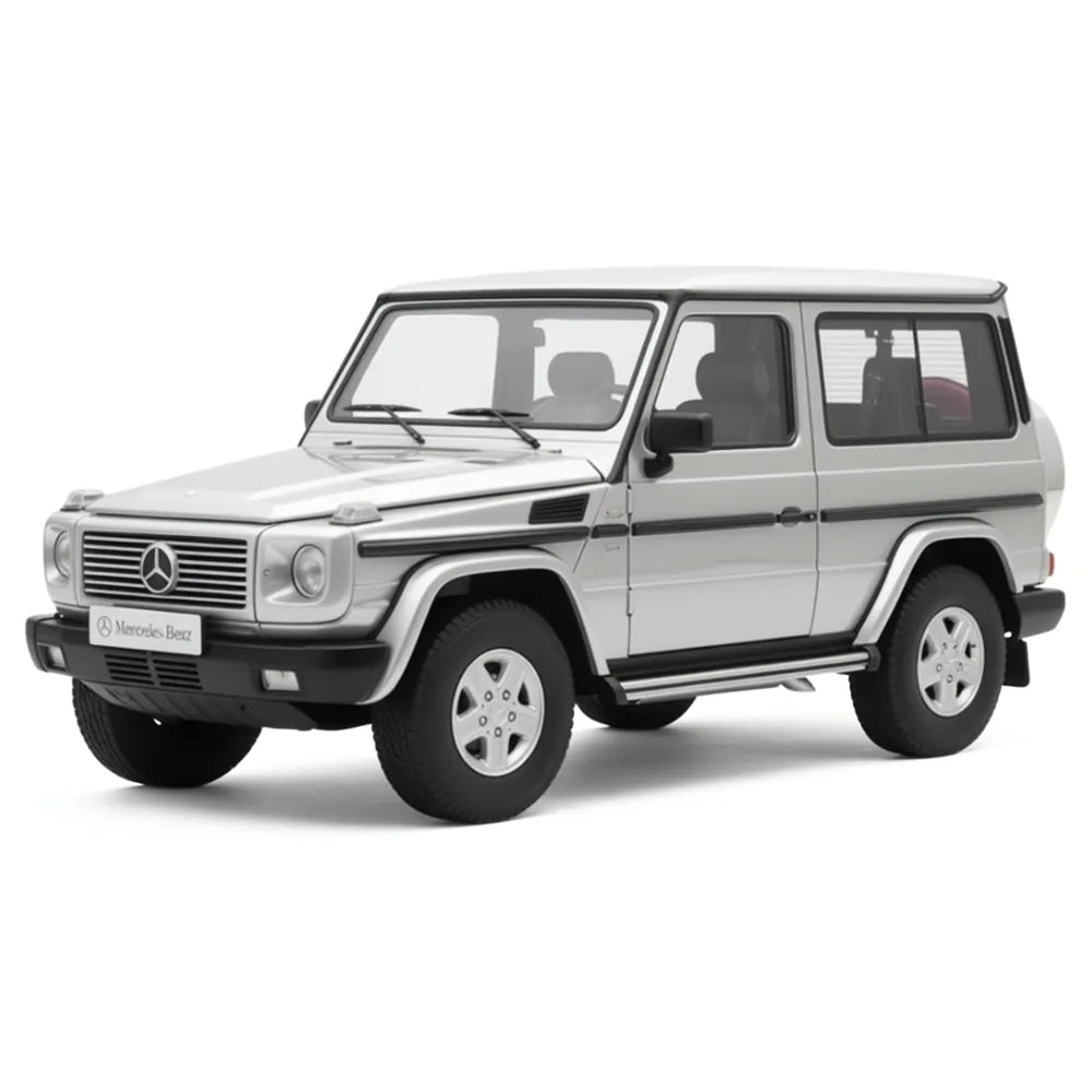 [AutoArt] 1:18 Mercedes-Benz 1998 G500 SWB Silver Model Car Die-Cast