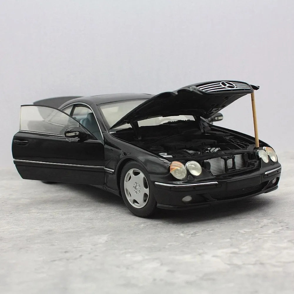 [AutoArt] 1:18 Mercedes-Benz 1999 CL600 C215 Black Model Car Die-Cast