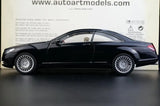 [AutoArt] 1:18 Mercedes-Benz 2006 CL-Klasse Coupe Black Model Car Die-Cast