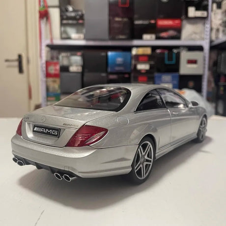 [AutoArt] 1:18 Mercedes-Benz 2007 CL63 AMG W216 Silver Model Car Die-Cast