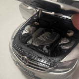 [AutoArt] 1:18 Mercedes-Benz 2007 CL63 AMG W216 Silver Model Car Die-Cast