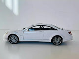 [AutoArt] 1:18 Mercedes-Benz 2007 CL63 AMG W216 White Model Car Die-Cast