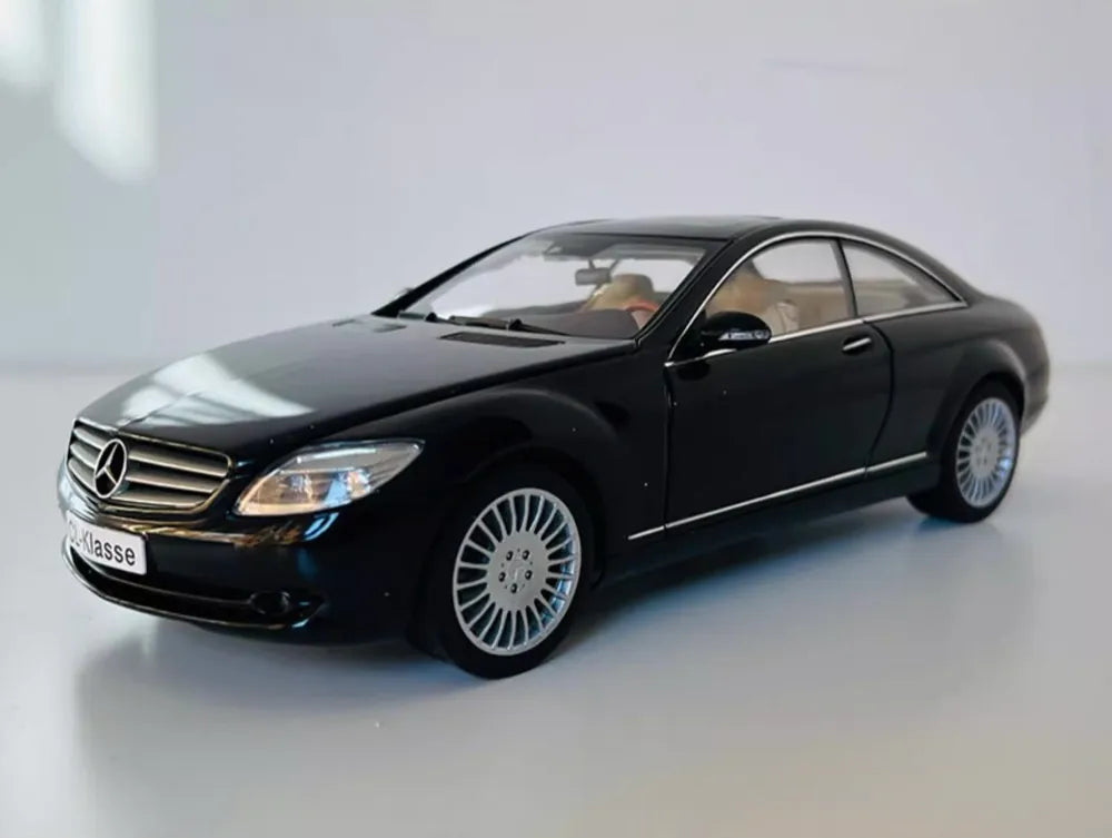 [AutoArt] 1:18 Mercedes-Benz 2007 CL63 AMG W216 svart modellbil Die-Cast
