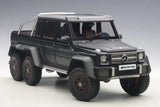 [AutoArt] 1:18 Mercedes-Benz 2013 G63 AMG 6x6 Matte musta pienoismalli Die-Cast