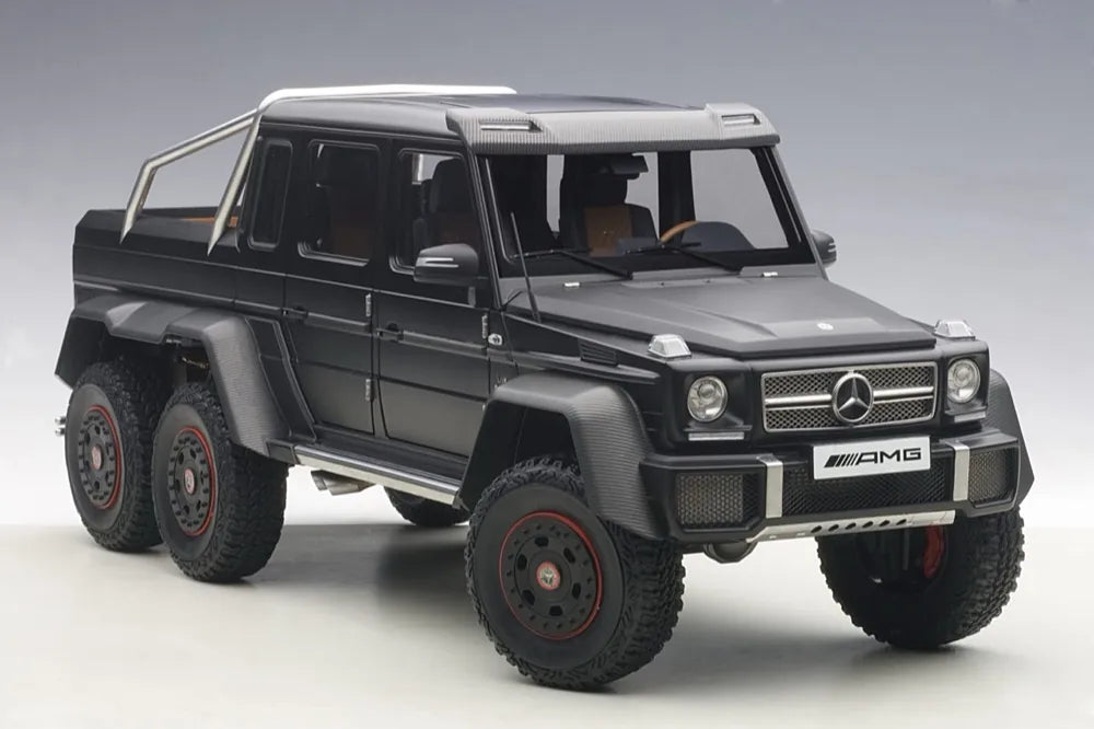 [AutoArt] 1:18 Mercedes-Benz 2013 G63 AMG 6x6 Matte Black Model Car Die-Cast