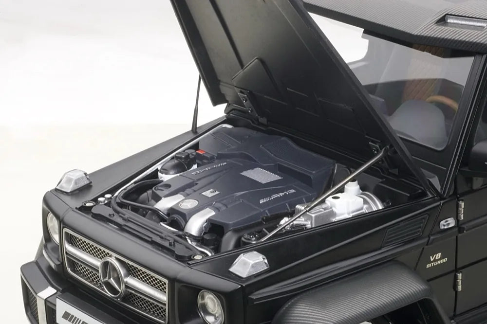 [AutoArt] 1:18 Mercedes-Benz 2013 G63 AMG 6x6 Matte Black Model Car Die-Cast