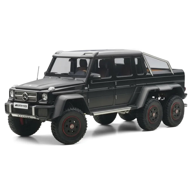 [AutoArt] 1:18 Mercedes-Benz 2013 G63 AMG 6x6 Matte musta pienoismalli Die-Cast