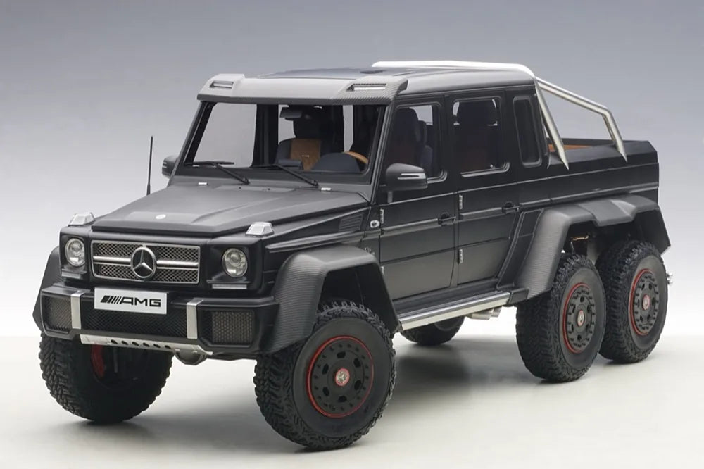 [AutoArt] 1:18 Mercedes-Benz 2013 G63 AMG 6x6 Matte Black Model Car Die-Cast