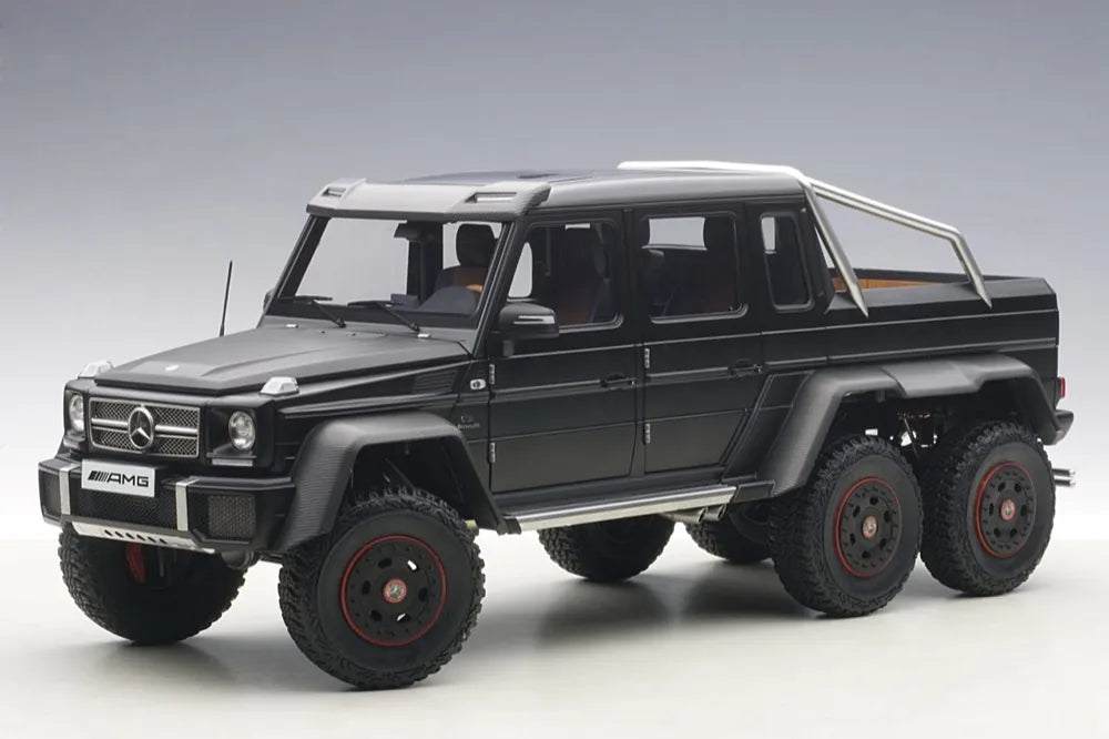 [AutoArt] 1:18 Mercedes-Benz 2013 G63 AMG 6x6 Matte Black Model Car Die-Cast