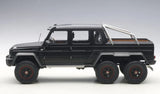 [AutoArt] 1:18 Mercedes-Benz 2013 G63 AMG 6x6 Matte musta pienoismalli Die-Cast