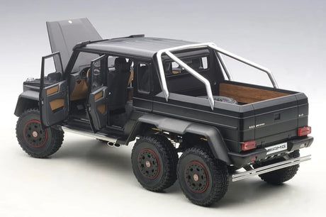 [AutoArt] 1:18 Mercedes-Benz 2013 G63 AMG 6x6 Matte Black Model Car Die-Cast