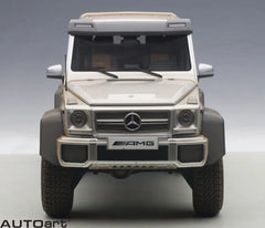 [AutoArt] 1:18 Mercedes-Benz 2013 G63 AMG 6x6 Mud Silver Model Car Die-Cast