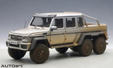 [AutoArt] 1:18 Mercedes-Benz 2013 G63 AMG 6x6 Mud Silver Model Car Die-Cast