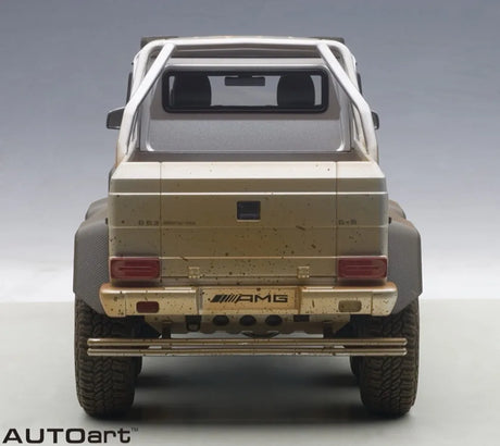 [AutoArt] 1:18 Mercedes-Benz 2013 G63 AMG 6x6 Mud Silver Model Car Die-Cast