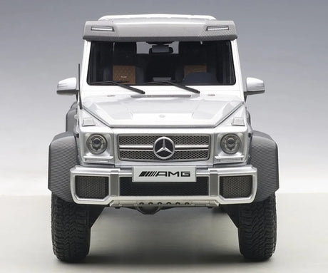 [AutoArt] 1:18 Mercedes-Benz 2013 G63 AMG 6x6 Silver Model Car Die-Cast