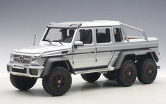 [AutoArt] 1:18 Mercedes-Benz 2013 G63 AMG 6x6 Silver Model Car Die-Cast