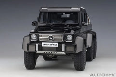 [AutoArt] 1:18 Mercedes-Benz 2013 G63 AMG 6x6 Black Model Car Die-Cast