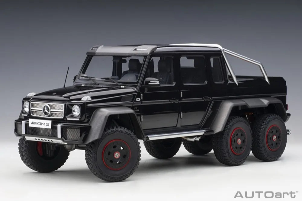 [AutoArt] 1:18 Mercedes-Benz 2013 G63 AMG 6x6 Black Model Car Die-Cast