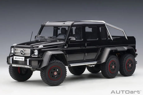 [AutoArt] 1:18 Mercedes-Benz 2013 G63 AMG 6x6 Black Model Car Die-Cast