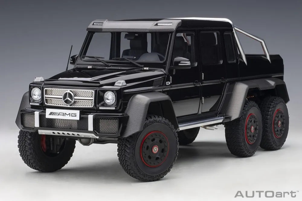 [AutoArt] 1:18 Mercedes-Benz 2013 G63 AMG 6x6 Black Model Car Die-Cast