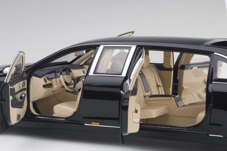 [AutoArt] 1:18 Mercedes-Maybach 2016 S600 Pullman Black Model Car Die-Cast