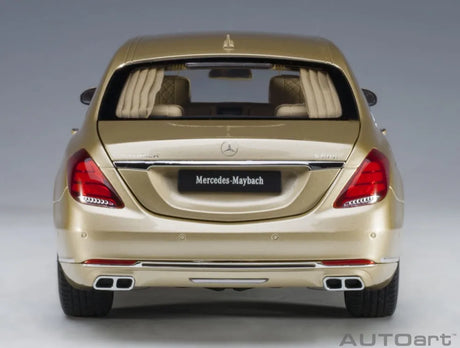 [AutoArt] 1:18 Mercedes-Maybach 2016 S600 Pullman Gold Model Car Die-Cast