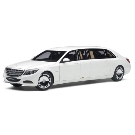 [AutoArt] 1:18 Mercedes-Maybach 2016 S600 Pullman White Model Car Die-Cast
