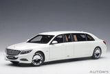 [AutoArt] 1:18 Mercedes-Maybach 2016 S600 Pullman White Model Car Die-Cast