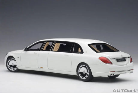 [AutoArt] 1:18 Mercedes-Maybach 2016 S600 Pullman White Model Car Die-Cast