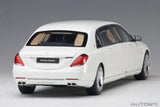 [AutoArt] 1:18 Mercedes-Maybach 2016 S600 Pullman White Model Car Die-Cast