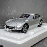 [AutoArt] 1:18 Toyota 1967 2000GT Silver Model Car Die-Cast