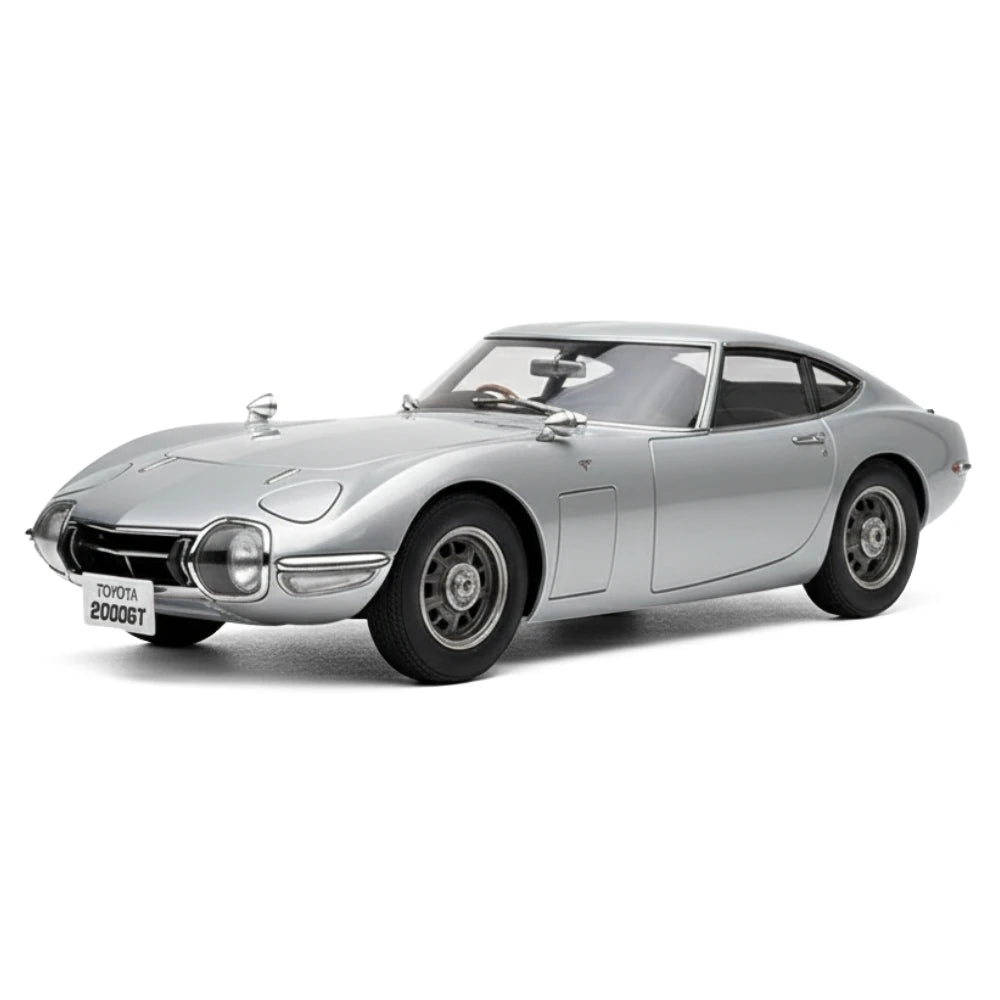 [AutoArt] 1:18 Toyota 1967 2000GT Silver Model Car Die-Cast