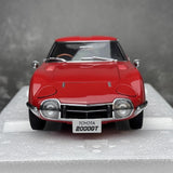 [AutoArt] 1:18 Toyota 1967 2000GT rouge voiture miniature Die-Cast