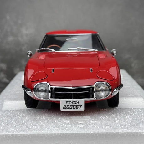 [AutoArt] 1:18 Toyota 1967 2000GT Red Model Car Die-Cast