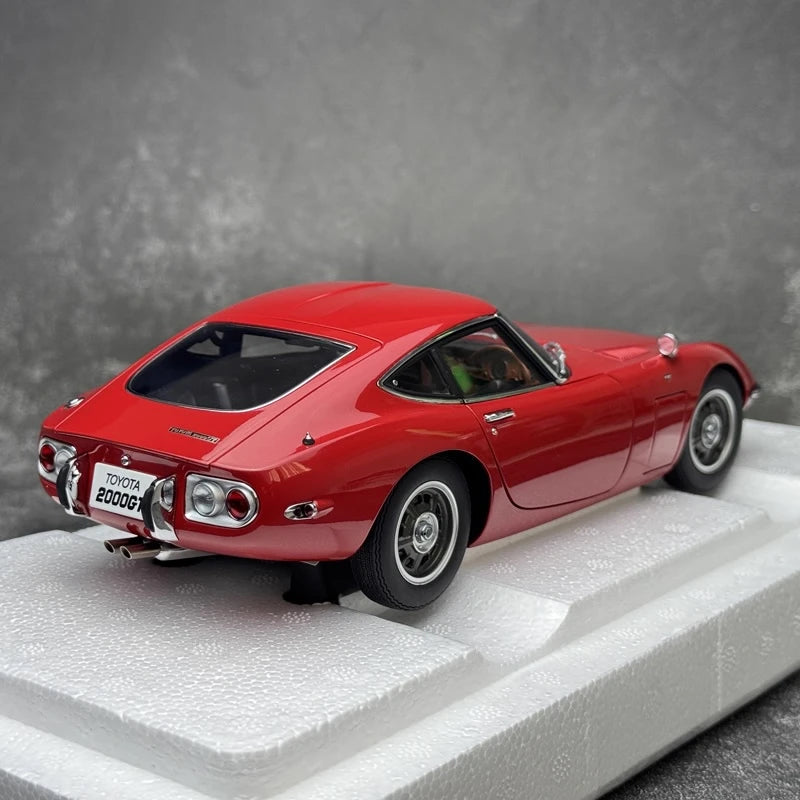 [AutoArt] 1:18 Toyota 1967 2000GT rouge voiture miniature Die-Cast