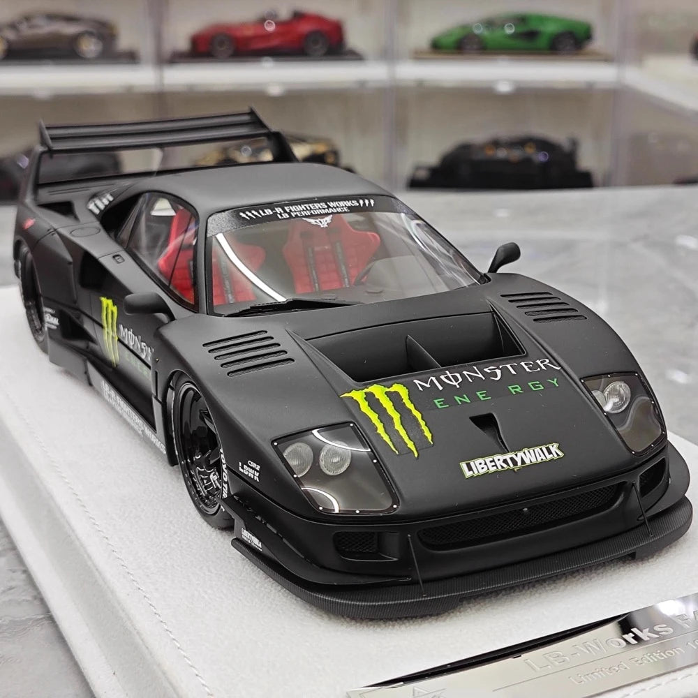 [BBA] 1:18 Ferrari 1987 F40 Liberty Walk Widebody Monster Model Car Resin