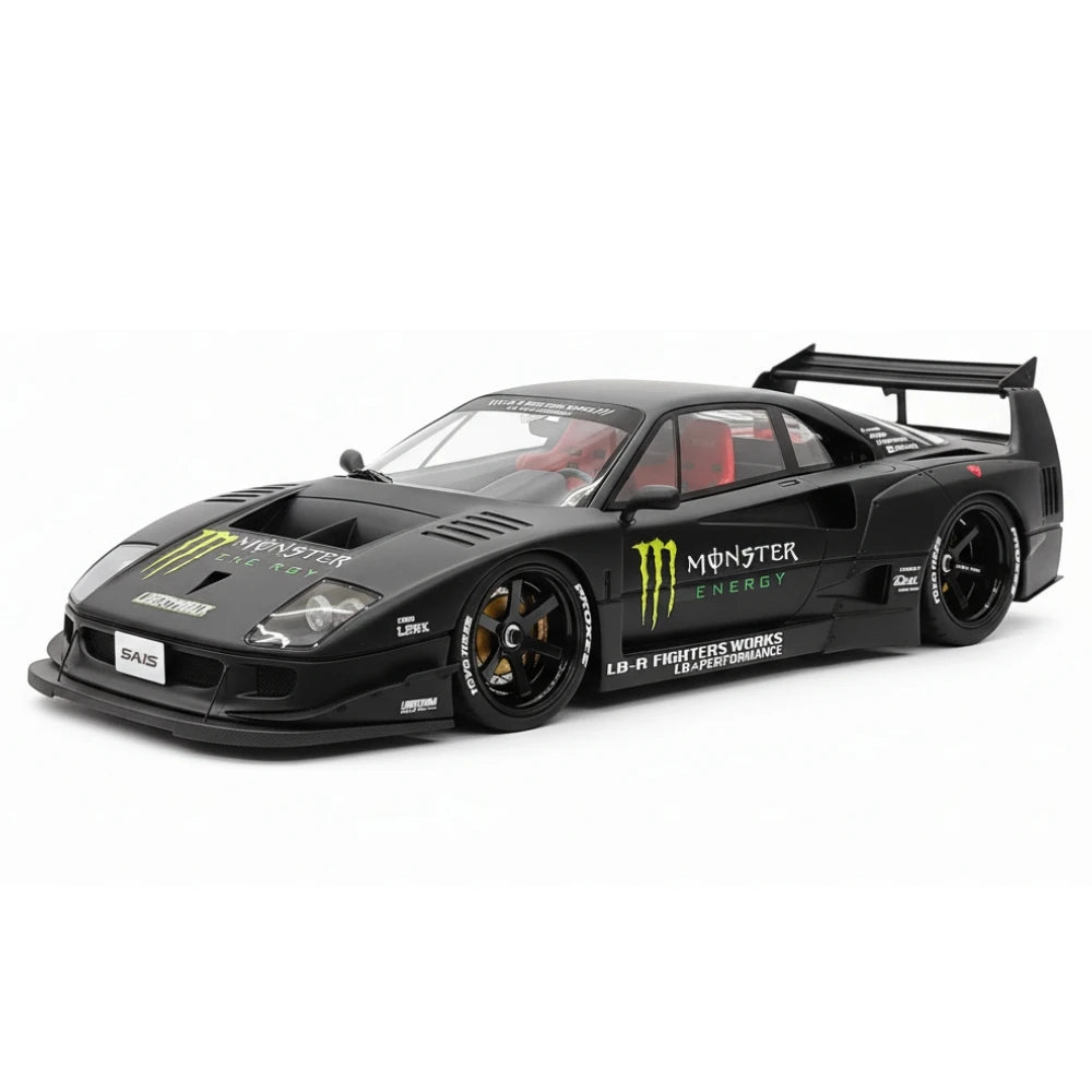 [BBA] 1:18 Ferrari 1987 F40 Liberty Walk Widebody Monster Model Car Resin