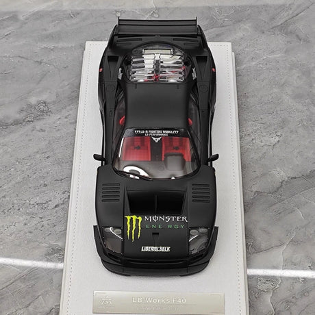[BBA] 1:18 Ferrari 1987 F40 Liberty Walk Widebody Monster Model Car Resin