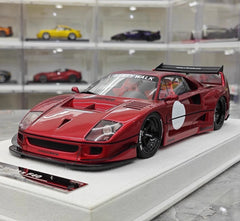 [BBA] 1:18 Ferrari 1987 F40 Liberty Walk Widebody rosso modellino di auto resina
