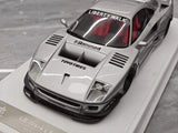 [BBA] 1:18 Ferrari 1987 F40 Liberty Walk Widebody argent voiture miniature Resin