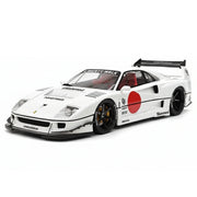 BBA Ferrari 1987 F40 Liberty Walk Widebody ホワイト 1:18 – コレクション向けレジンミニカー