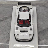 [BBA] 1:18 Ferrari 1987 F40 Liberty Walk Widebody vit modellbil harts